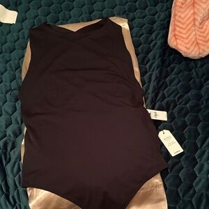 Express Black Body Contour Bodysuit